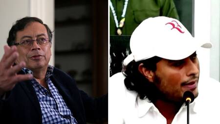 Gustavo y Nicolás Petro. Fotos: Reuters