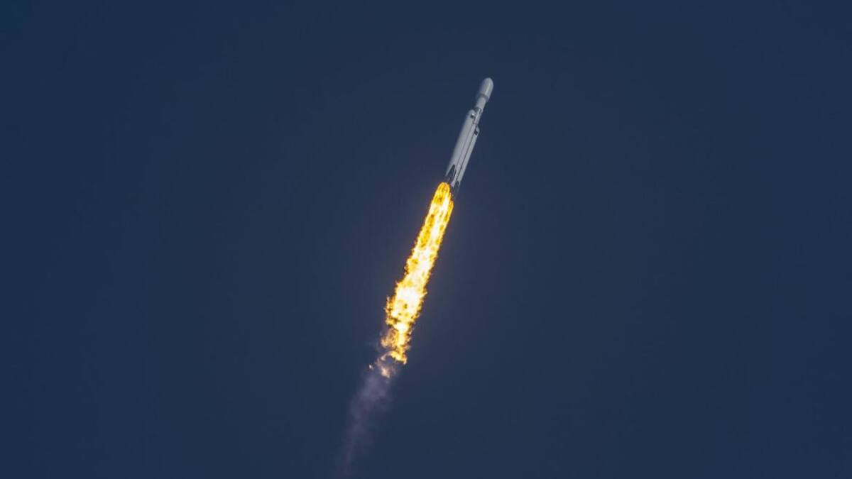 Cohete lanzado al espacio_Foto: EFE