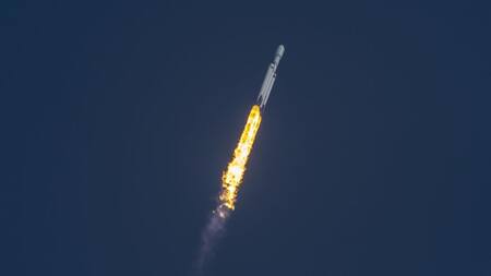 Cohete lanzado al espacio_Foto: EFE