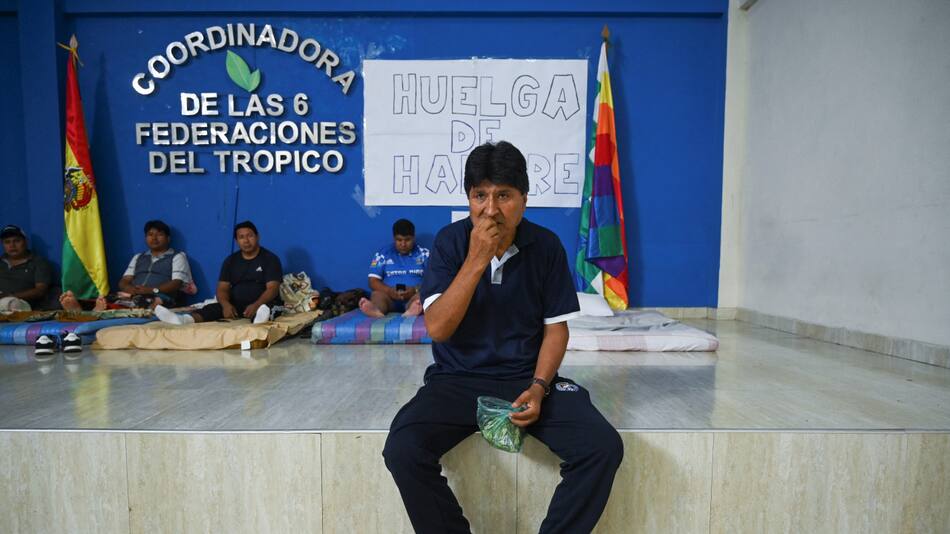 Evo Morales, expresidente de Bolivia. Foto: Reuters.