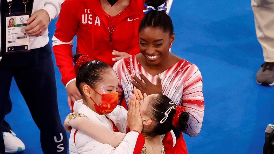 Simone Biles, barra de equilibrio femenina, Juegos Olímpicos Tokio 2020, EFE