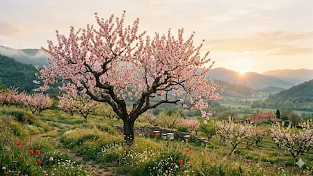 Se planta en otoño y transforma el jardín todo el año: florece en invierno y da frutos en verano