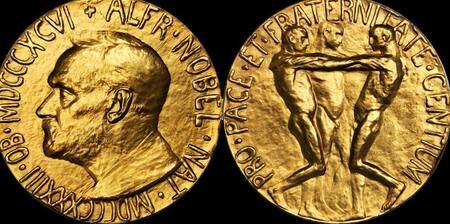 Medalla otorgada a los Premios Nobel de la Paz. Foto: Ministerio de Cultura.