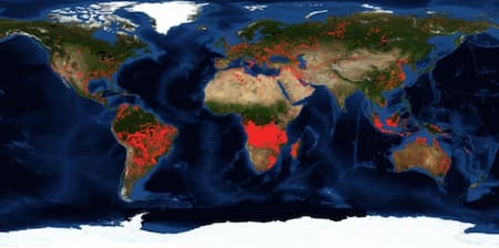 Incendios en la Amazonia, vistos desde el espacio por la NASA