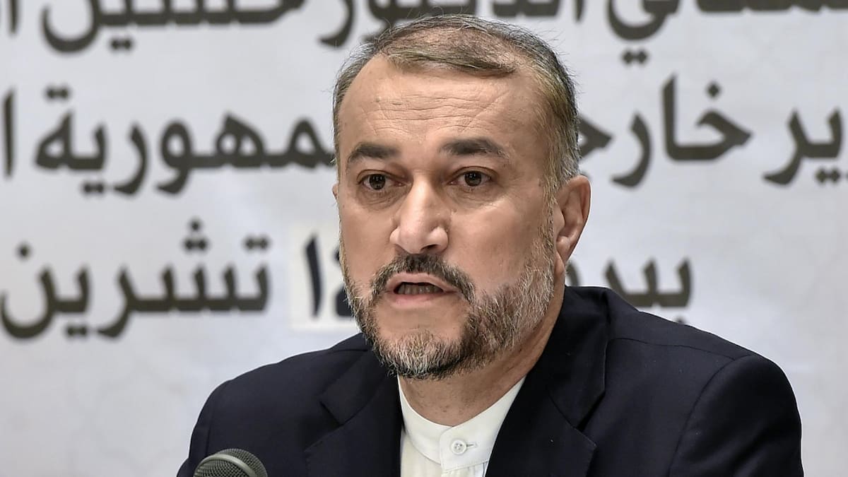Hossein Amir Abdollahian, canciller de Irán. Foto: EFE.