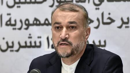 Hossein Amir Abdollahian, canciller de Irán. Foto: EFE.