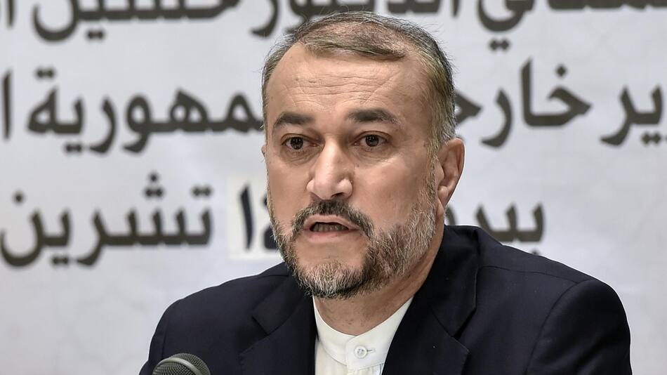Hossein Amir Abdollahian, canciller de Irán. Foto: EFE.