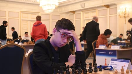 Faustino Oro perdió su última partida en Moscú y quedó a un paso de convertirse en el gran maestro más joven en la historia del ajedrez