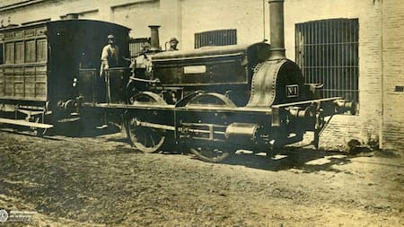 La locomotora La Porteña se usó para trasladar cadáveres al cementerio de la Chacarita