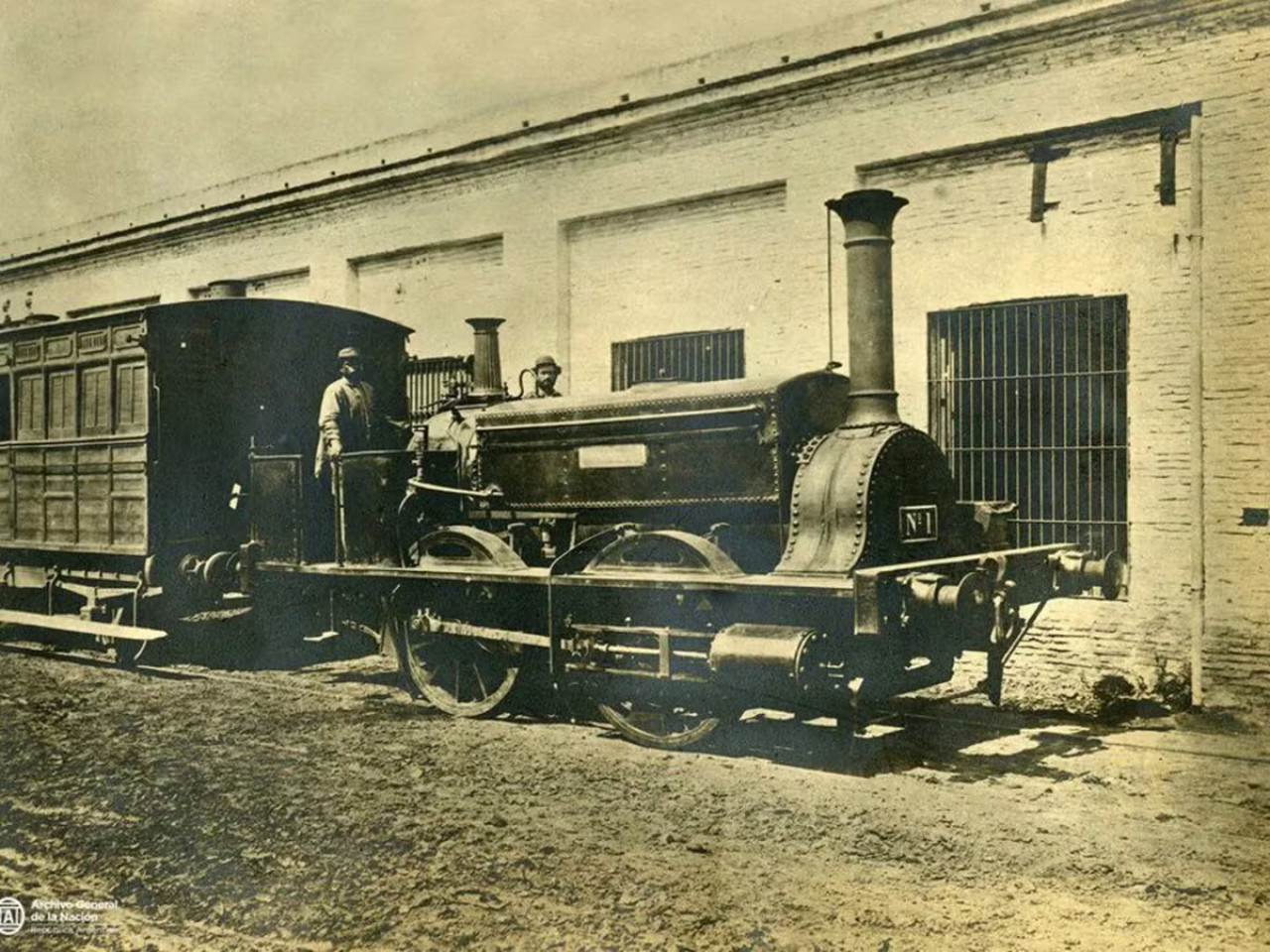 La locomotora La Porteña se usó para trasladar cadáveres al cementerio de la Chacarita