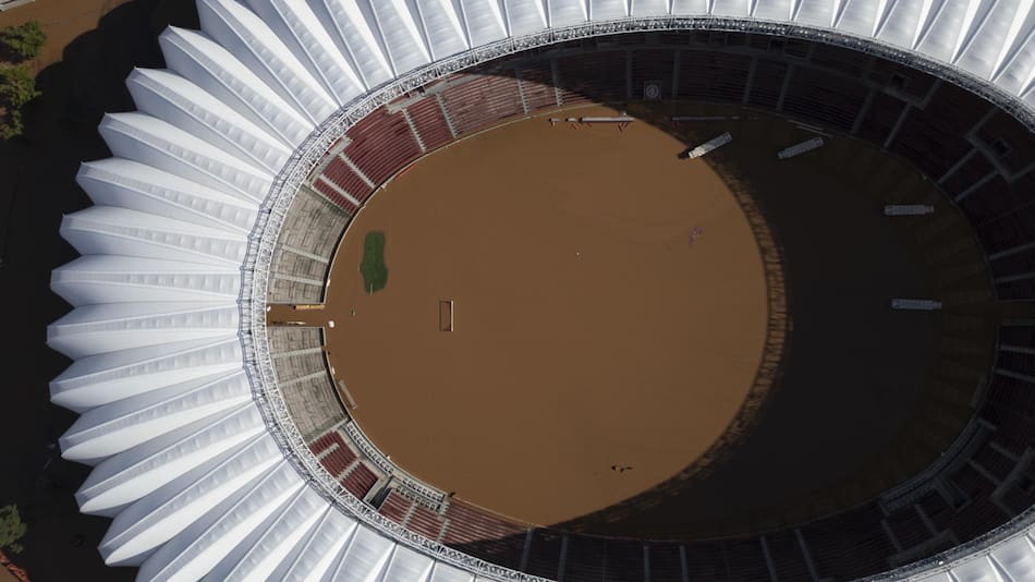 Inundaciones en Brasil. Foto: EFE