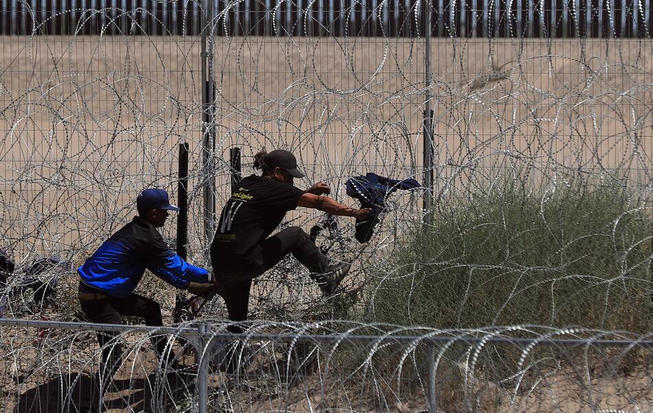 Frontera México-Estados Unidos; migrantes. Foto: EFE