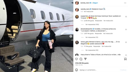 Wanda Nara y Mauro Icardi de vacaciones. Foto: Instagram.