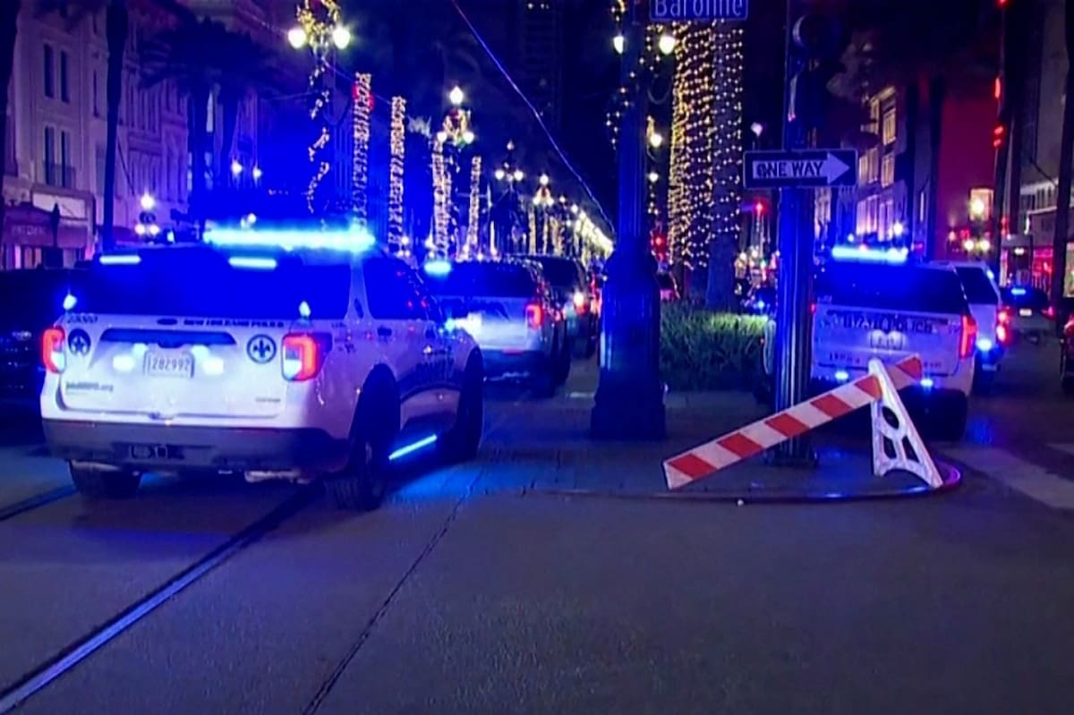 Atentado en Nueva Orleans, Estados Unidos. Foto: Reuters.