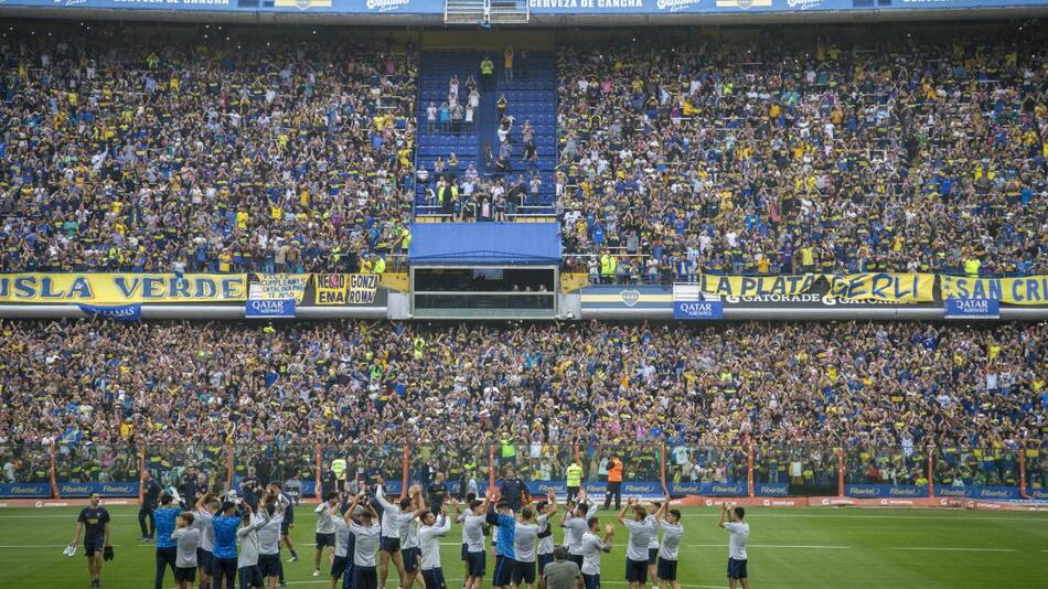 Entrenamiento abierto de Boca en La Bombonera (NA)