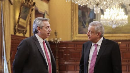 Alberto Fernández y Andres Manuel Lopez Obrador, AGENCIA NA