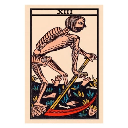 tarot, la muerte. Fuente: Pinterest