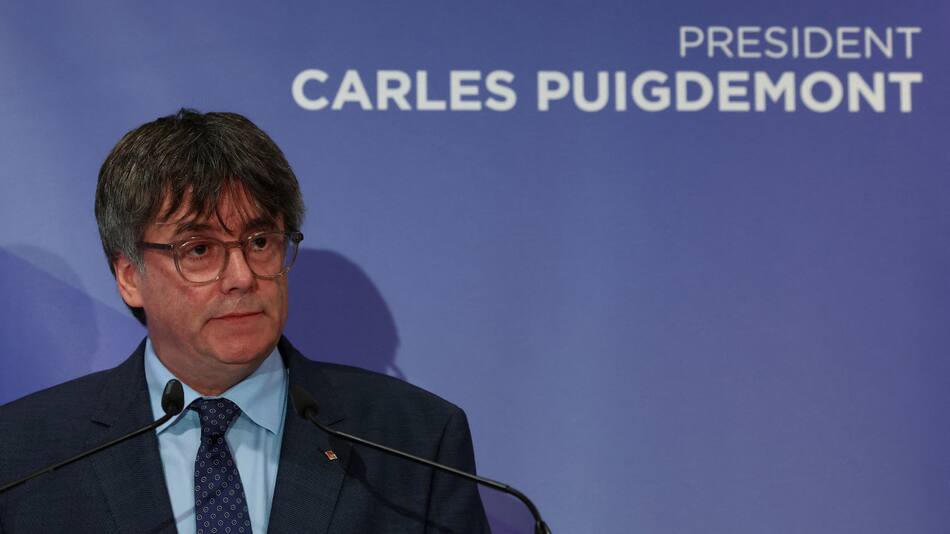 Carles Puigdemont, líder catalán. Foto: Reuters