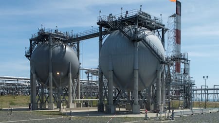 Gas licuado (GNL). Foto: Reuters