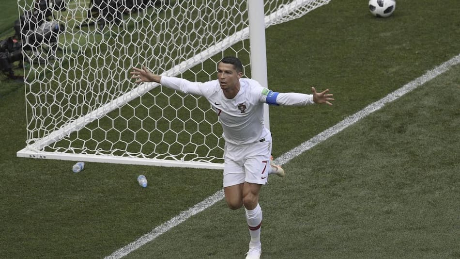 Portugal vs. Marruecos - Cristiano Ronaldo - Mundial de Rusia 2018 - Agencia NA