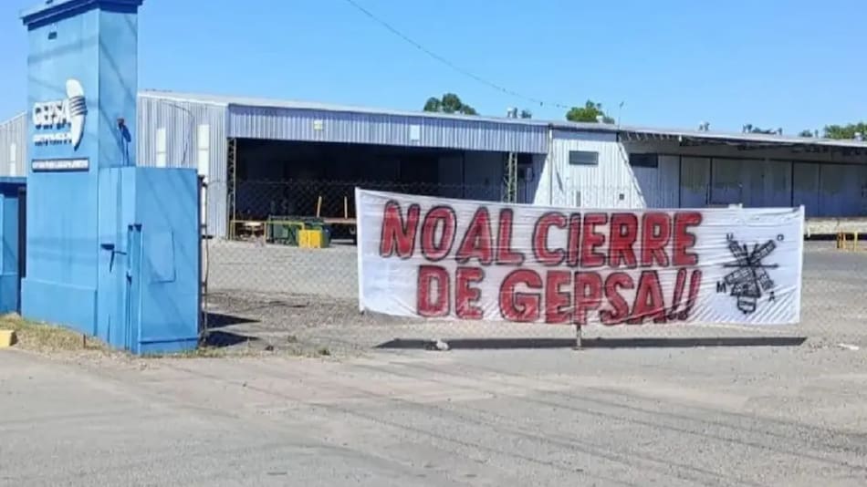 Cerró la planta de Gepsa en Pilar
