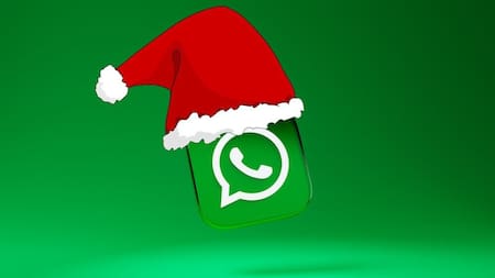 "Modo Navidad" en WhatsApp. Foto: X @aamorenoglz.