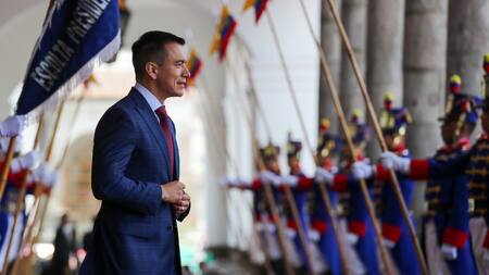 Daniel Noboa, Ecuador. Foto: EFE