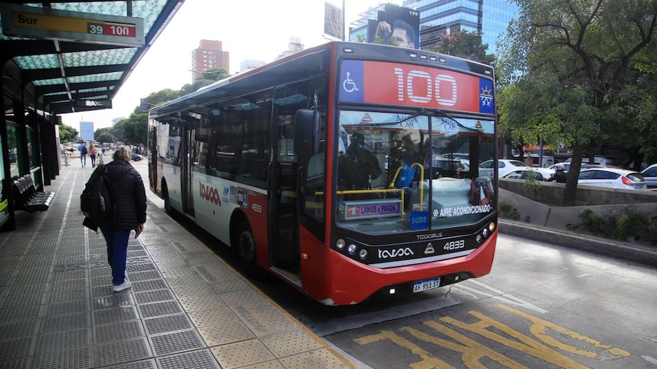 Colectivo; transporte público. Foto: NA.