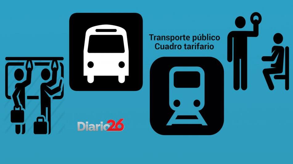 Transporte público, nuevo aumento de tarifas, Diario 26