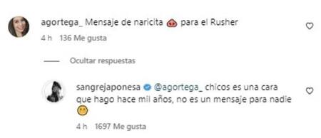 La respuesta de la China. Foto: Instagram.