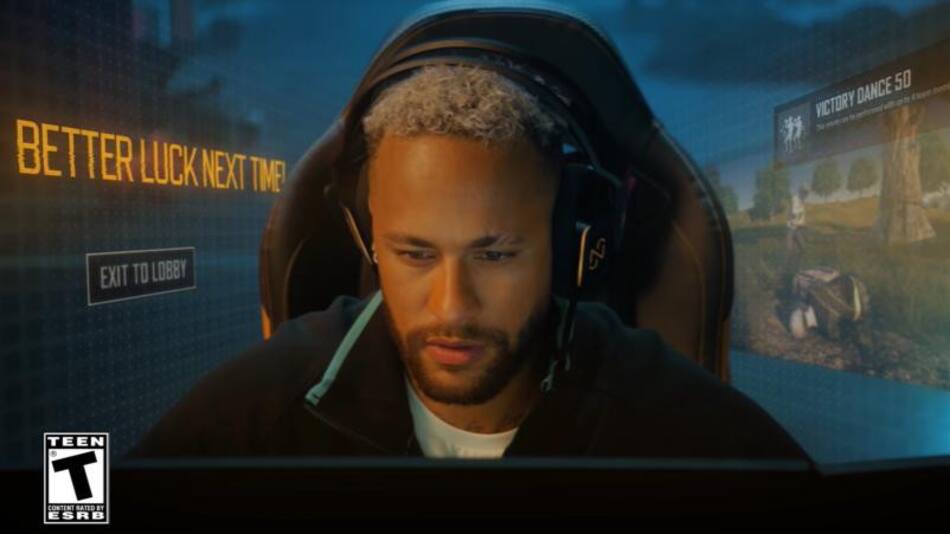 La colaboración de Neymar Jr. en PUBG. Foto: Prensa