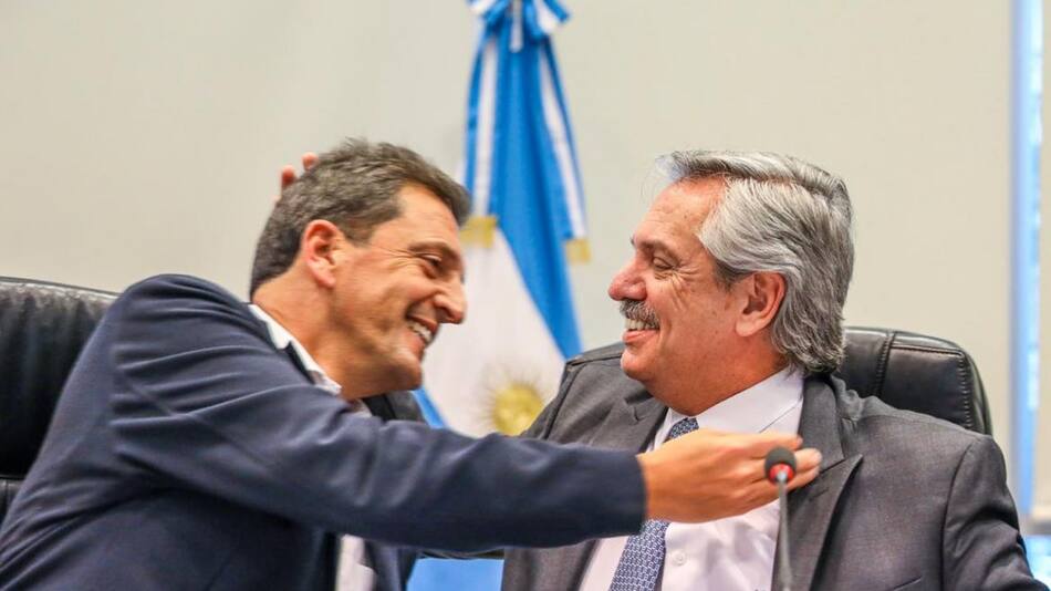 Sergio Massa y Alberto Fernández