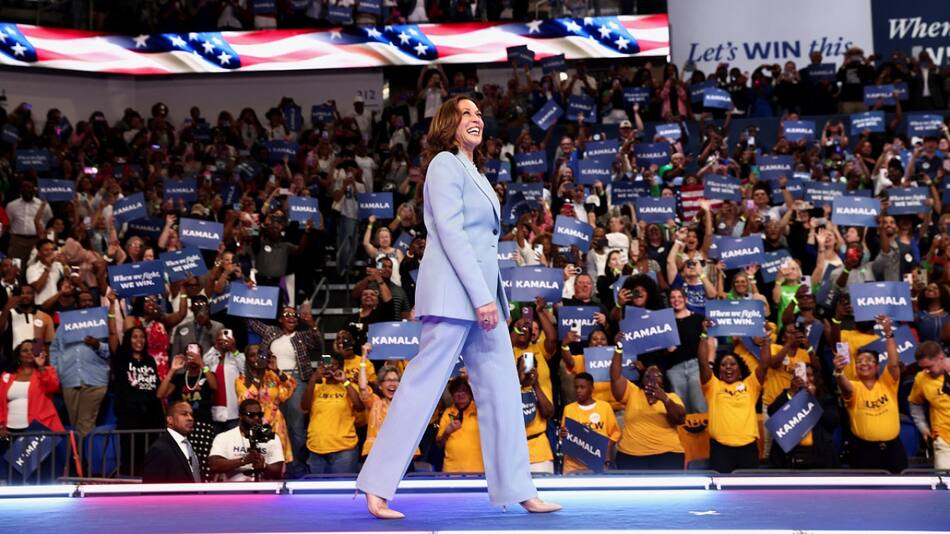 Kamala Harris, vicepresidente de Estados Unidos. Foto: Reuters.