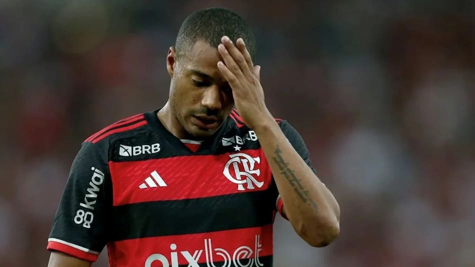 Nicolás De la Cruz en el Flamengo.
