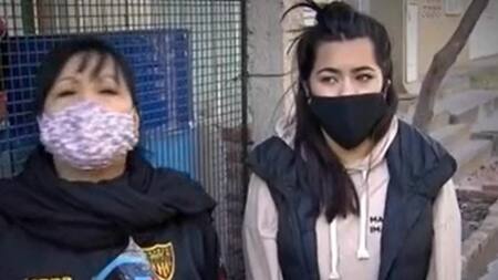 Mujer atacado por los narcos en Villa Lugano, captura de video