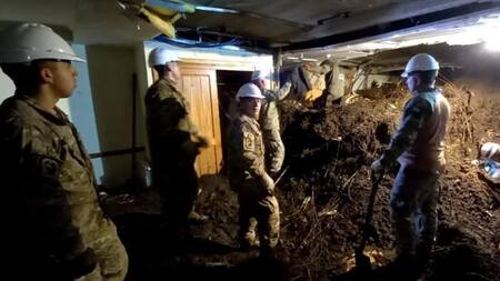 Alud fatal en Bariloche. Foto: NA.