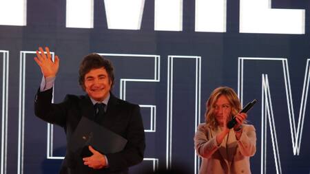 Javier Milei y Giorgia Meloni en Roma. Foto: Presidencia