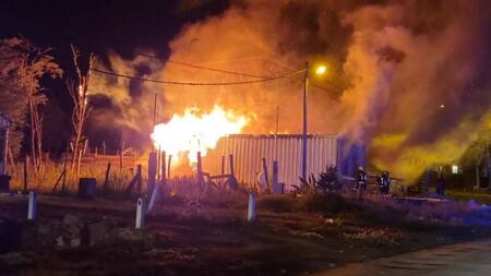 Trágico incendio en Ushuaia, AGENCIA NA