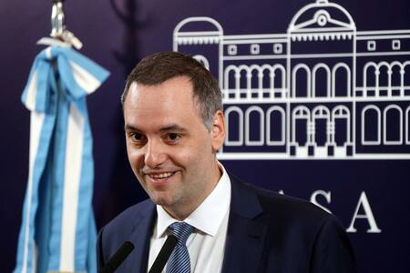 Vocero presidencial, Manuel Adorni. Foto: Télam