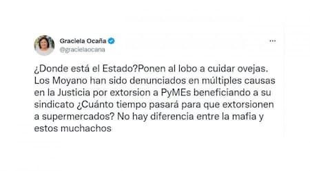 Graciela Ocaña. Twitter
