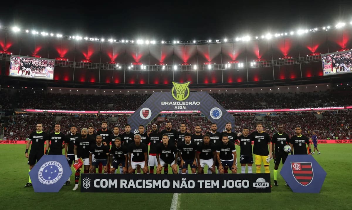 Campaña contra la no discriminación en el fútbol. Foto: NA
