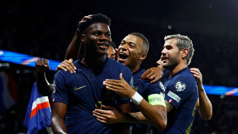 Francia derrotó a Irlanda por la 5ta fecha de las Eliminatorias rumbo a la Euro 2024. Foto: Reuters.
