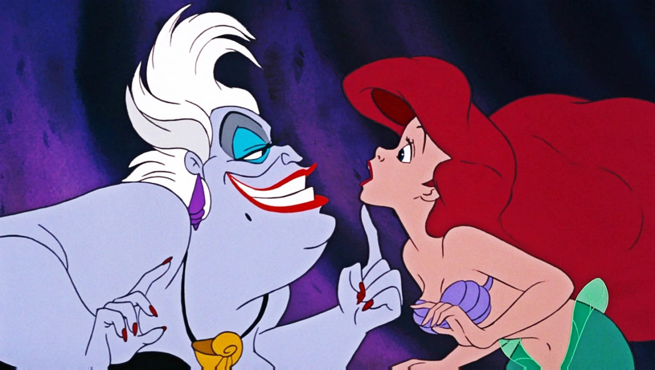 Úrsula y Ariel. Fuente: Disney