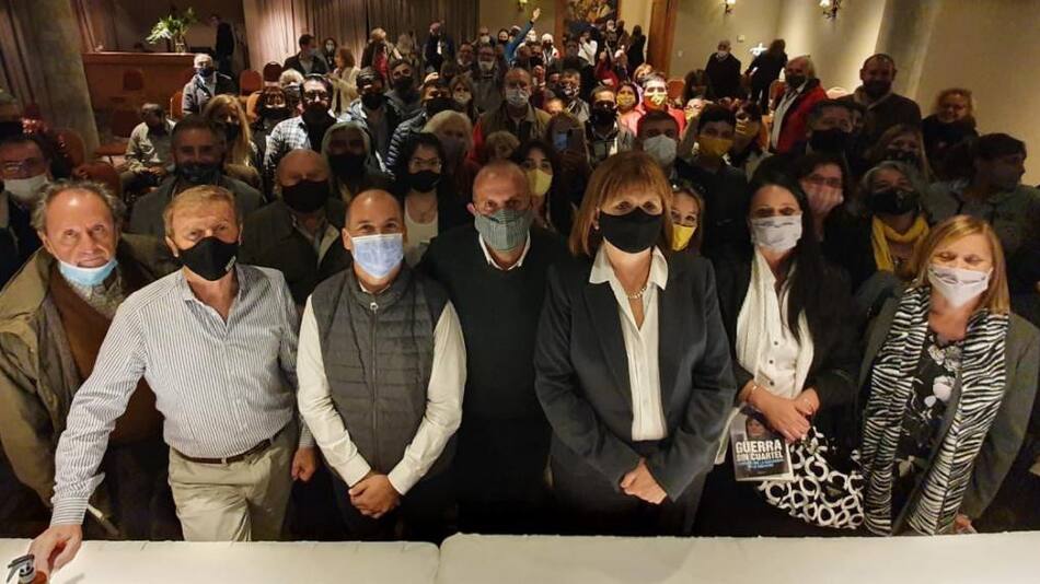 Patricia Bullrich en la presentación de su libro