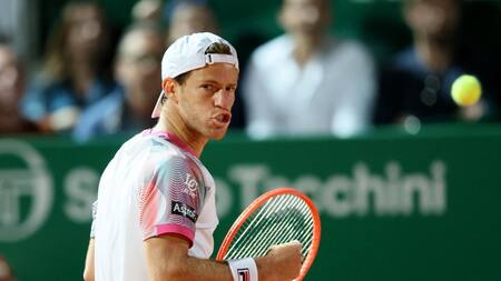 Diego Schwartzman en Montecarlo, REUTERS