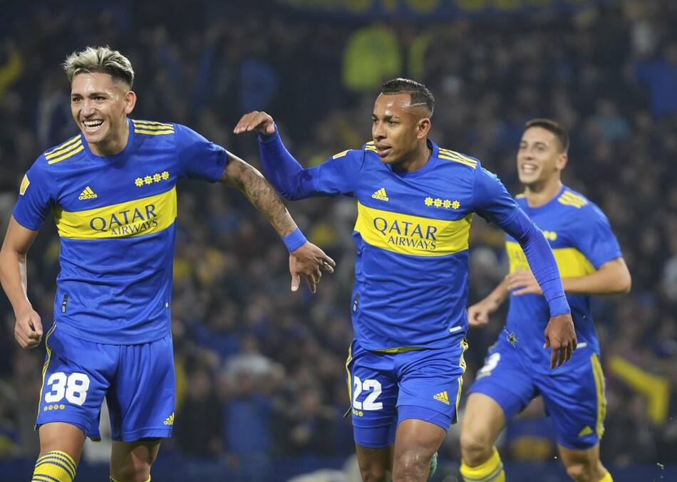 Festejo de Boca, fútbol argentino, NA