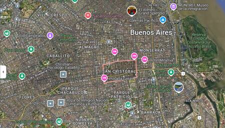 Zona más barata para alquilar en CABA. Foto: Google Maps.