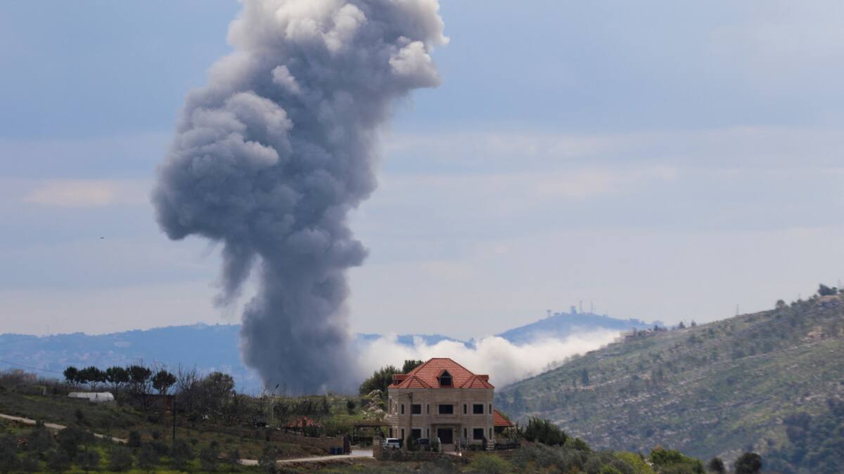 Ataques en el Líbano por parte de Israel. Foto: Reuters/Karamallah Daher.