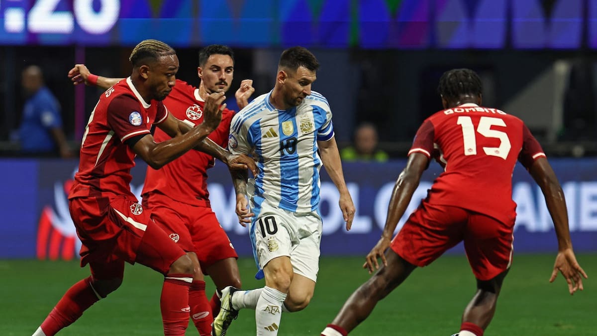 Selección Argentina vs. Canadá. Foto: Reuters.