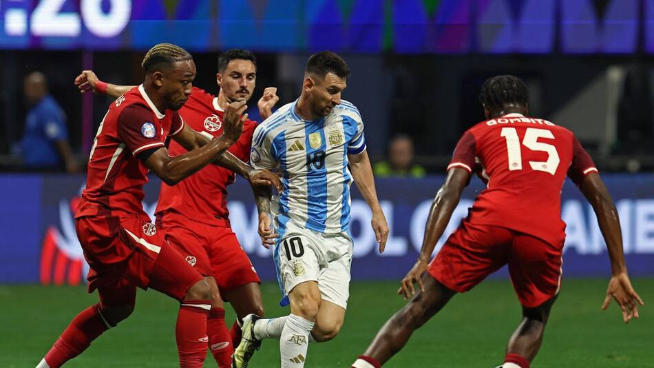Selección Argentina vs. Canadá. Foto: Reuters.